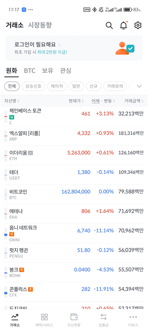 bithumb交易所下载截图1